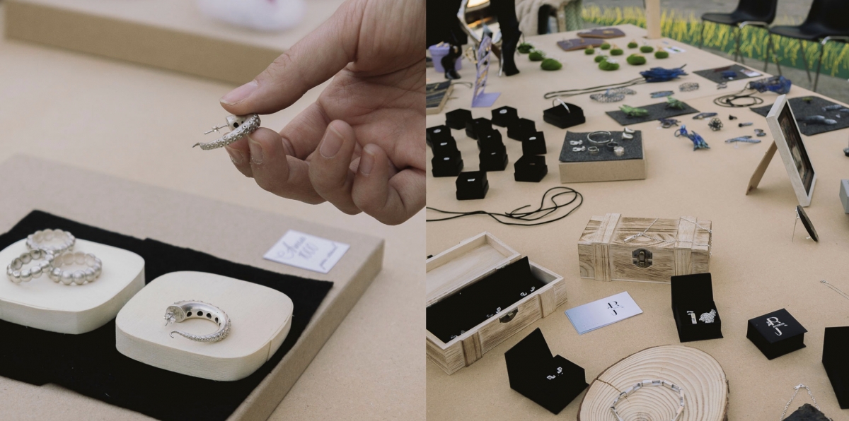 La Botiga de les Joves Joieres llena la Plaza Viriato de artesanía y joyas