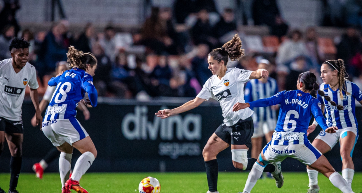 Empate del Valencia CF Femenino frente al Deportivo Alavés (1-1)