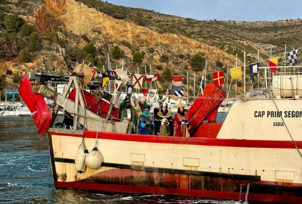 Los Reyes Magos volverán a llegar por mar a Xàbia en una Navidad marcada por la música y la tradición