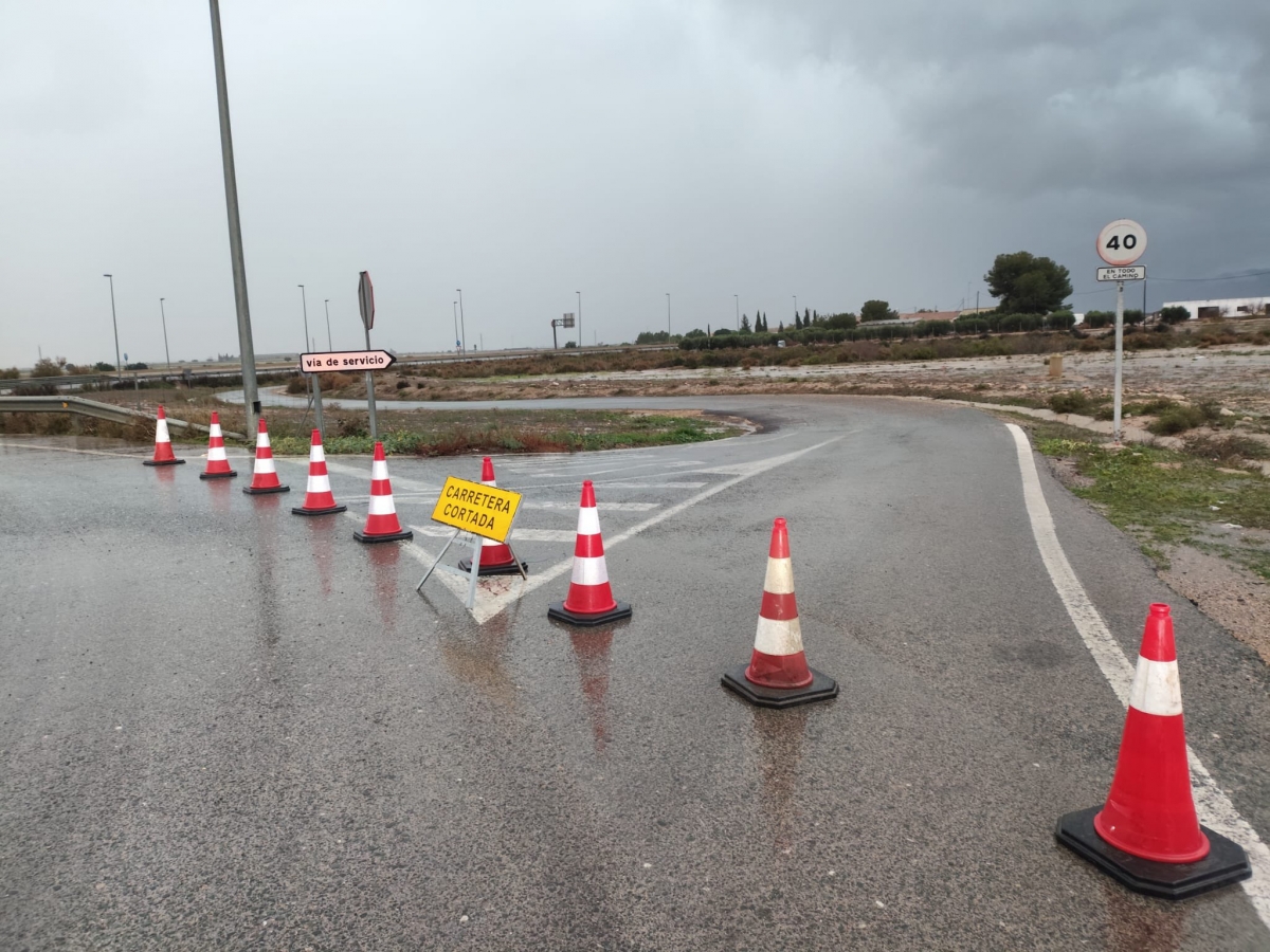 Carretera RM-23, a la altura de Alhama de Murcia. - Foto: CARM Carretera RM-23, a la altura de Alhama de Murcia.