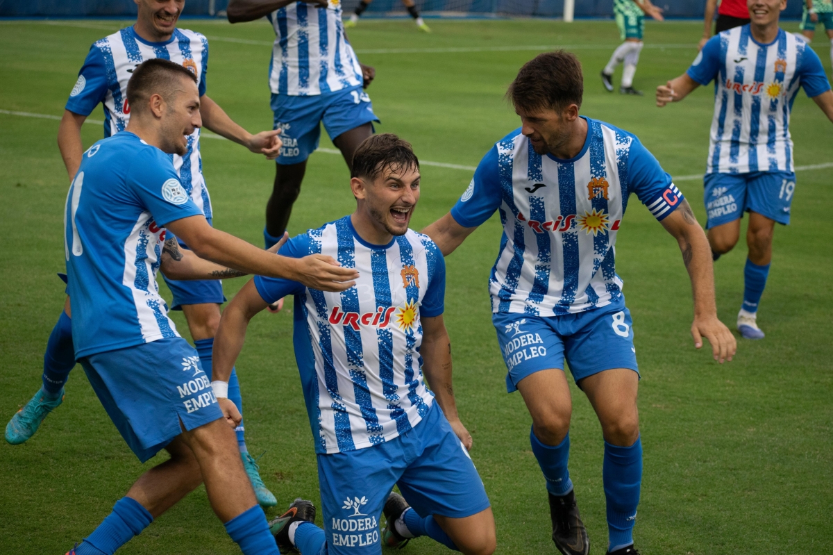 La alegría en el derbi fue aguileña. - Foto: ÁFC