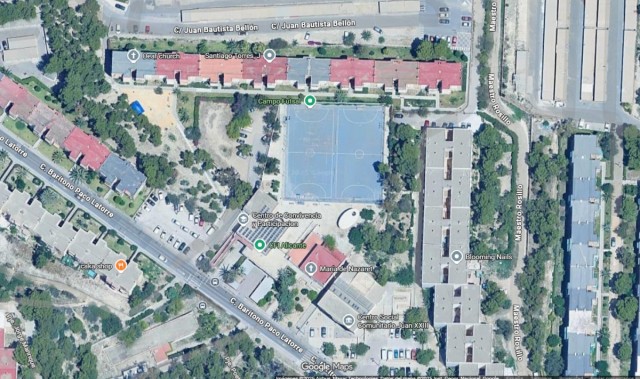 Alicante licita por 67.700 € la reforma de las pistas deportivas de Barítono Paco Latorre en Juan XXIII