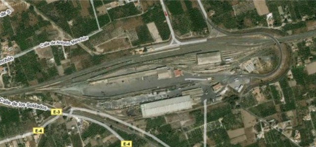 Adif finaliza las obras en la zona de vías de la estación de mercancías de Murcia