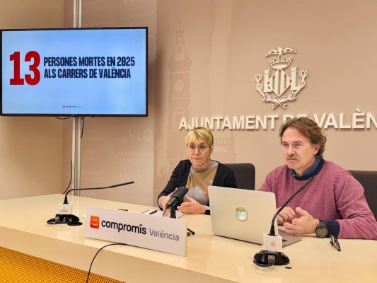 Compromís pide un segundo Plan de Seguridad Vial que aspire a cero accidentes mortales en València