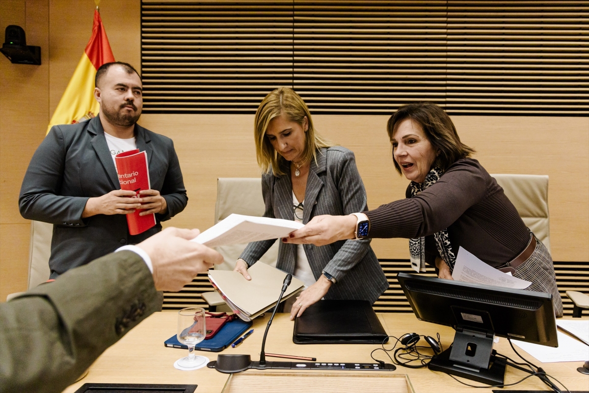 La exconsellera valenciana de Justicia e Interior Salomé Pradas en el Congreso - Foto: CARLOS LUJÁN/EP La exconsellera valenciana de Justicia e Interior Salomé Pradas en el Congreso