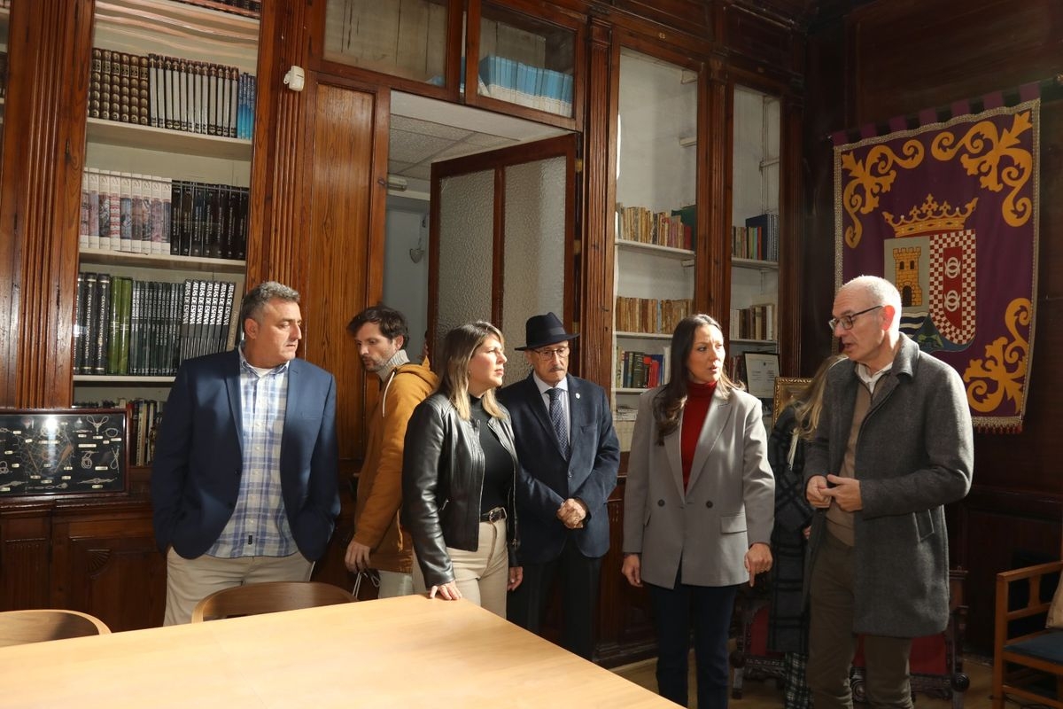 Última fase de las obras en la Real Sociedad Económica de Cartagena tras una inversión de 200.000 euros