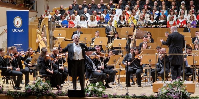 Plácido Domingo actuará en el Víctor Villegas de Murcia el 4 de octubre en un concierto organizado por la UCAM