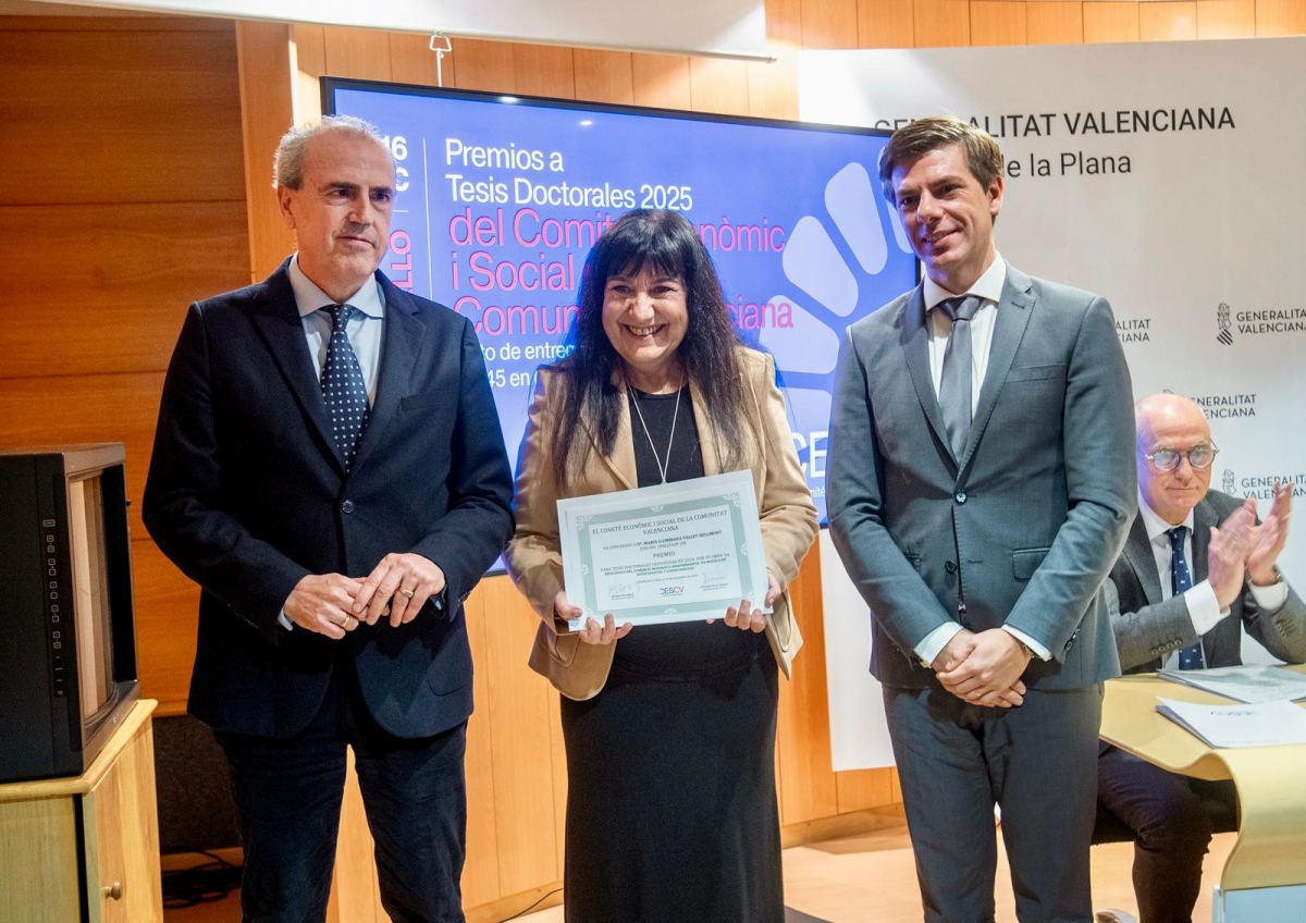 El Comité Económico valenciano premia una tesis de la UJI sobre la resiliencia del comercio minorista