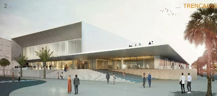 Así será el Palacio de Congresos de Elche, 'Trencadís', por integrador del entorno y mirador al palmeral