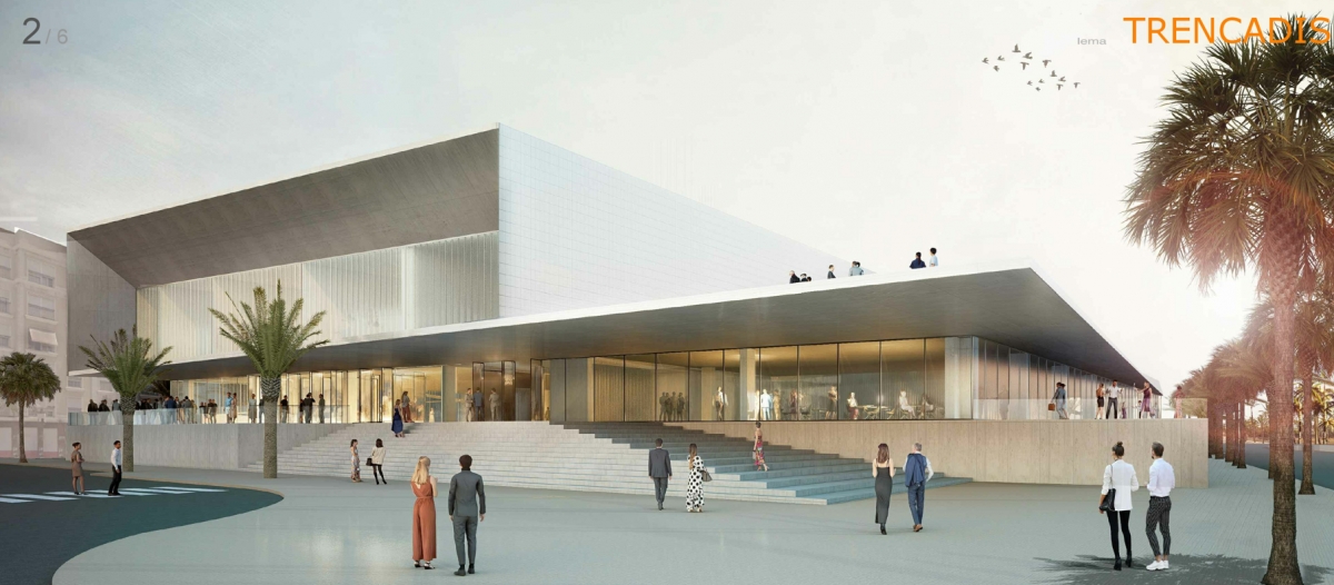 Así será el Palacio de Congresos de Elche, 'Trencadís', por integrador del entorno y mirador al palmeral