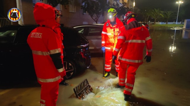 Las intensas lluvias dejan incidentes en varios municipios de l'Horta Sud