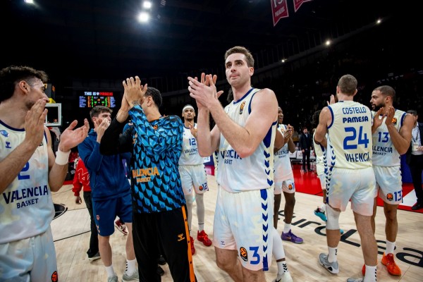 Un Valencia Basket lanzado afronta una exigente salida ante Maccabi en Jerusalén