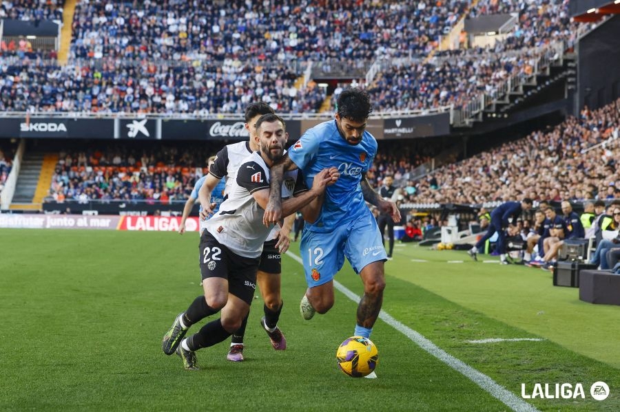 El Valencia solo ha perdido tres veces en Mestalla contra el Mallorca