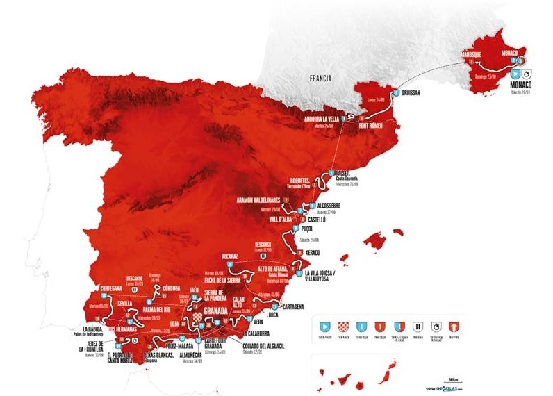 La Vuelta Ciclista volverá a pasar por la provincia: acogerá la etapa entre La Vila y el Alto de Aitana 