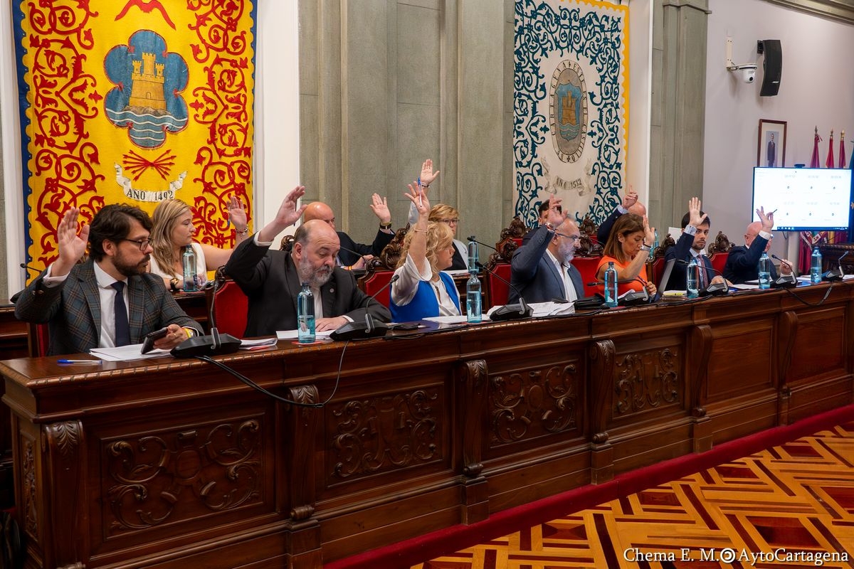 Cartagena cierra 2025 con un Pleno más ligero: 26 mociones y enfoque en seguridad y servicios