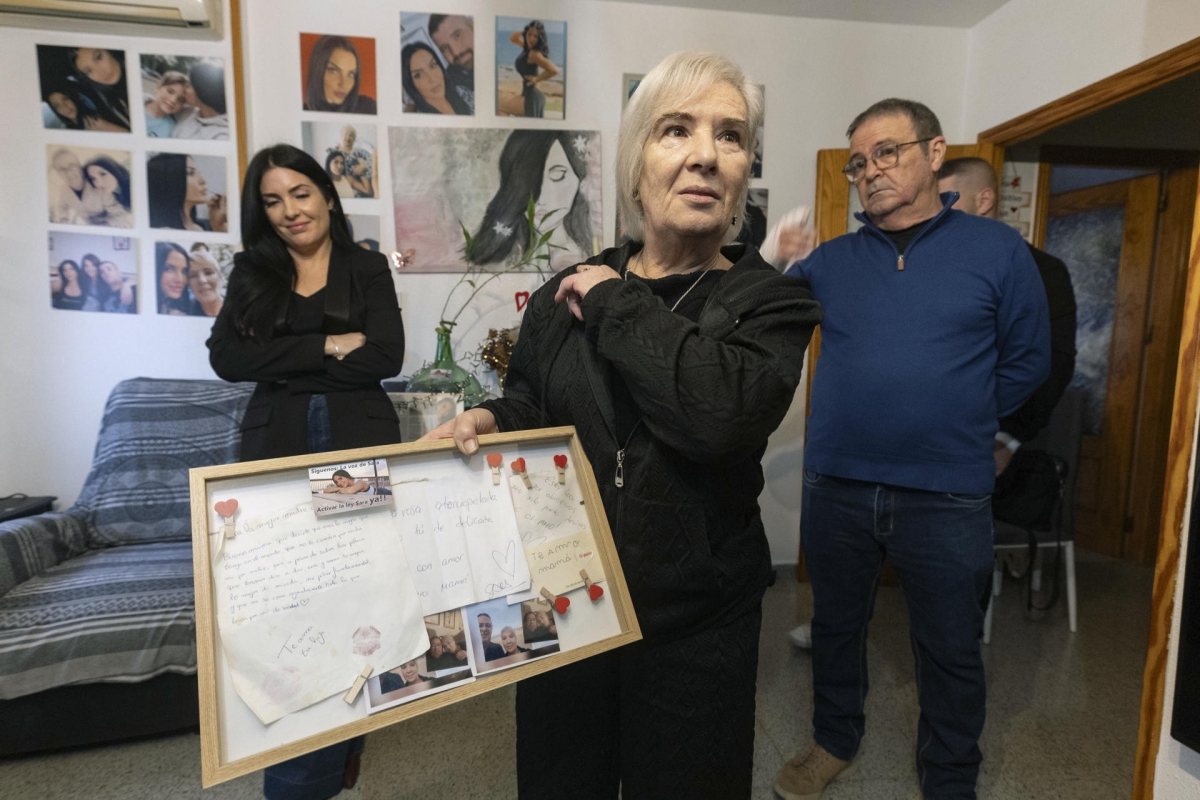 La familia de Sara Gómez cuatro años después - Foto: MARCIAL GUILLÉN (Efe) La familia de Sara Gómez cuatro años después