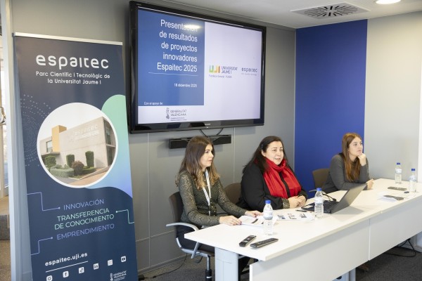Espaitec de la UJI muestra los resultados de sus proyectos innovadores desarrollados en 2025
