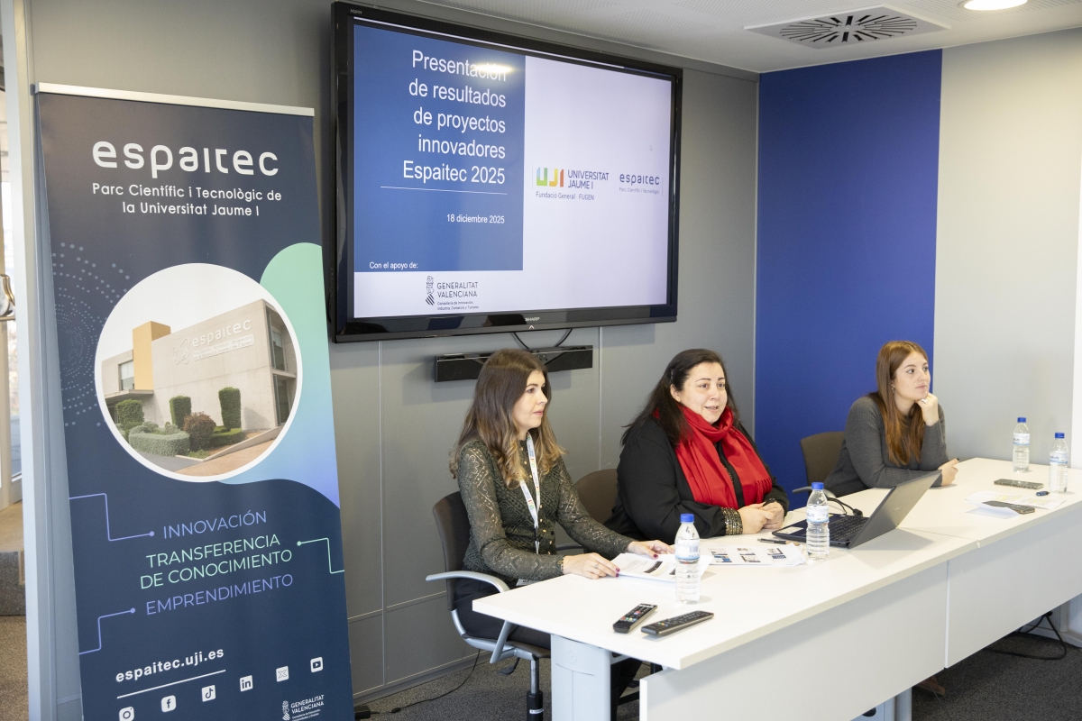 El Espaitec de la UJI muestra los resultados de sus proyectos innovadores desarrollados en 2025