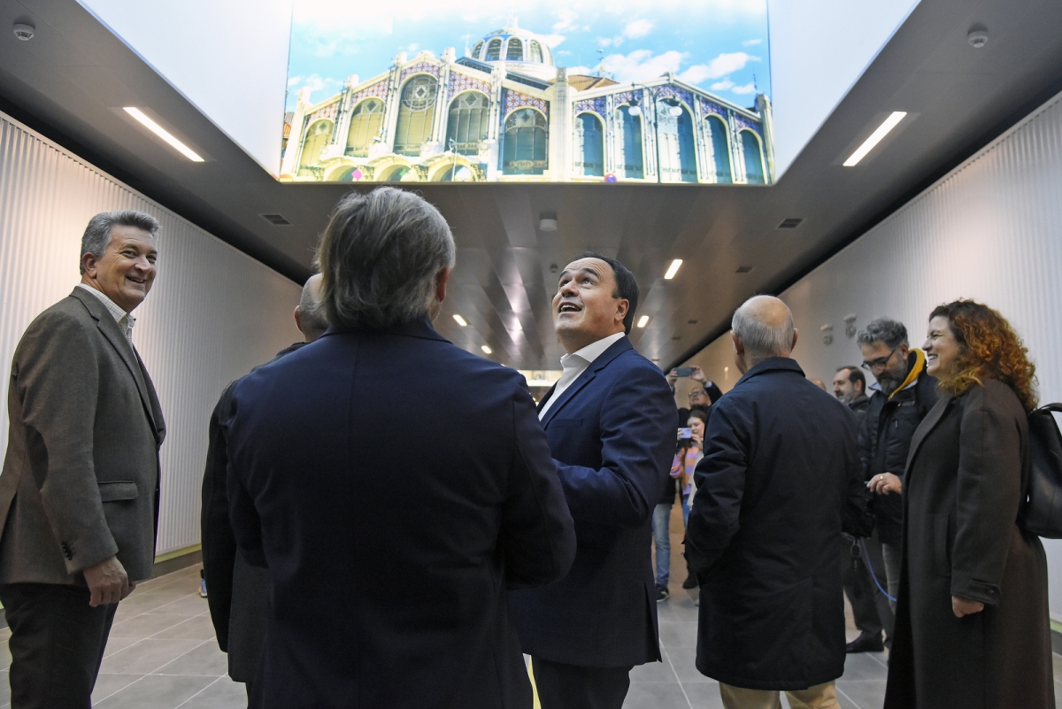 Se abre al público el túnel peatonal que une las estaciones de metro Xàtiva y Alacant