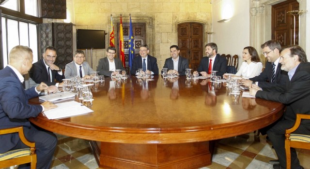 Alcoy, Ibi y Ontinyent presentan a Ximo Puig su proyecto de Área Industrial de Calidad