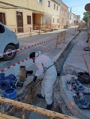 Fin de las averías de la red municipal de agua del Barrio de Fátima de San Isidro