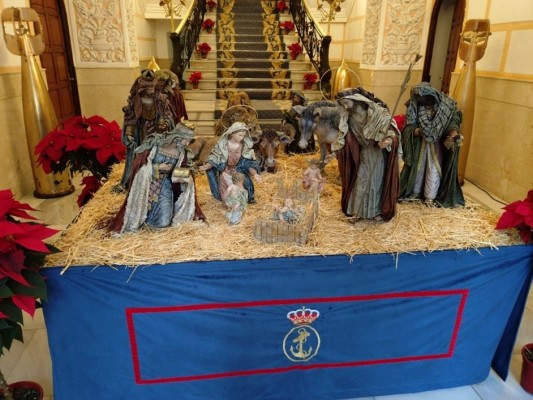 Capitanía abre sus puertas para exponer el Nacimiento navideño