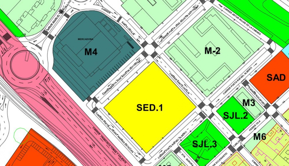 Paterna plantea ampliar los usos de una parcela de 5.500 metros cuadrados en Santa Gemma