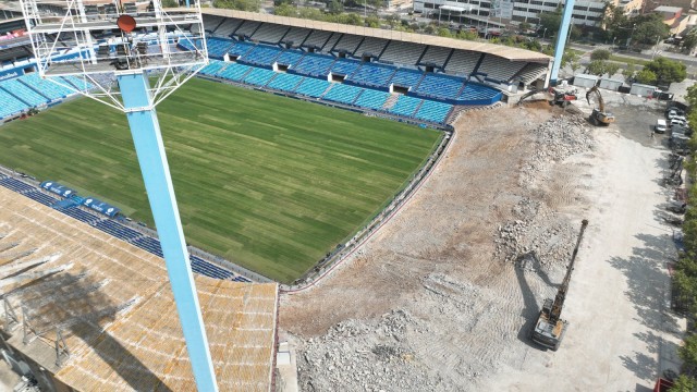 Las obras en La Romareda dejan a los aficionados del Elche sin entradas reservadas para el domingo