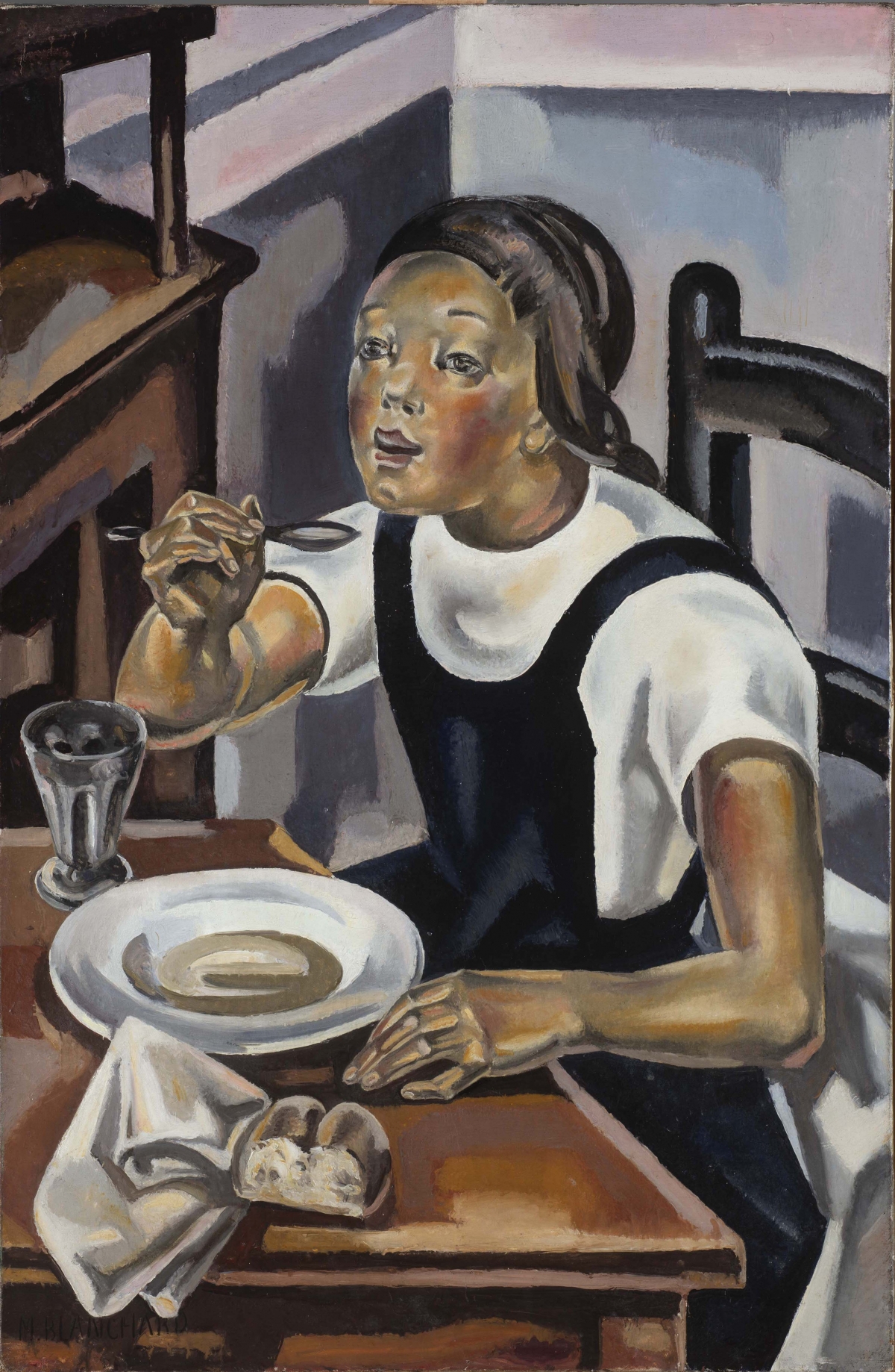La fillete à la soupe, María Blanchard.