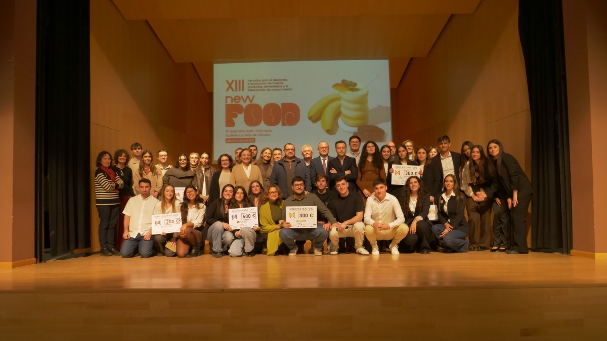 Participantes de la XIII edición del concurso de alimentos innovadores New Food. 