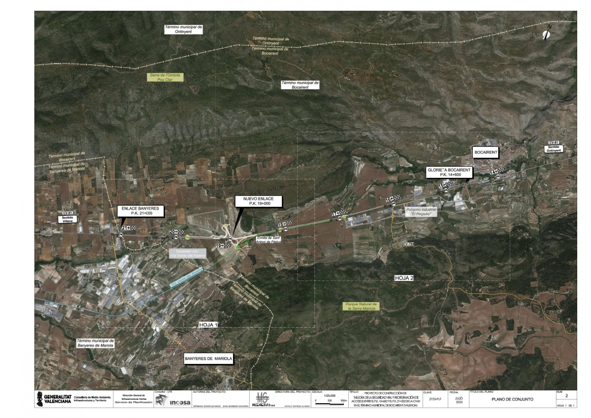 La Generalitat invertirá 12,4 millones para la reforma de la CV-81 en para mejorar la seguridad vial