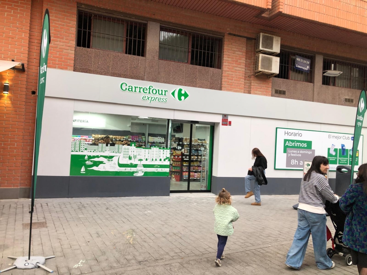 Carrefour amplía el 'boom' de los súpers en el Centro de Alicante con nueva tienda en San Cristóbal