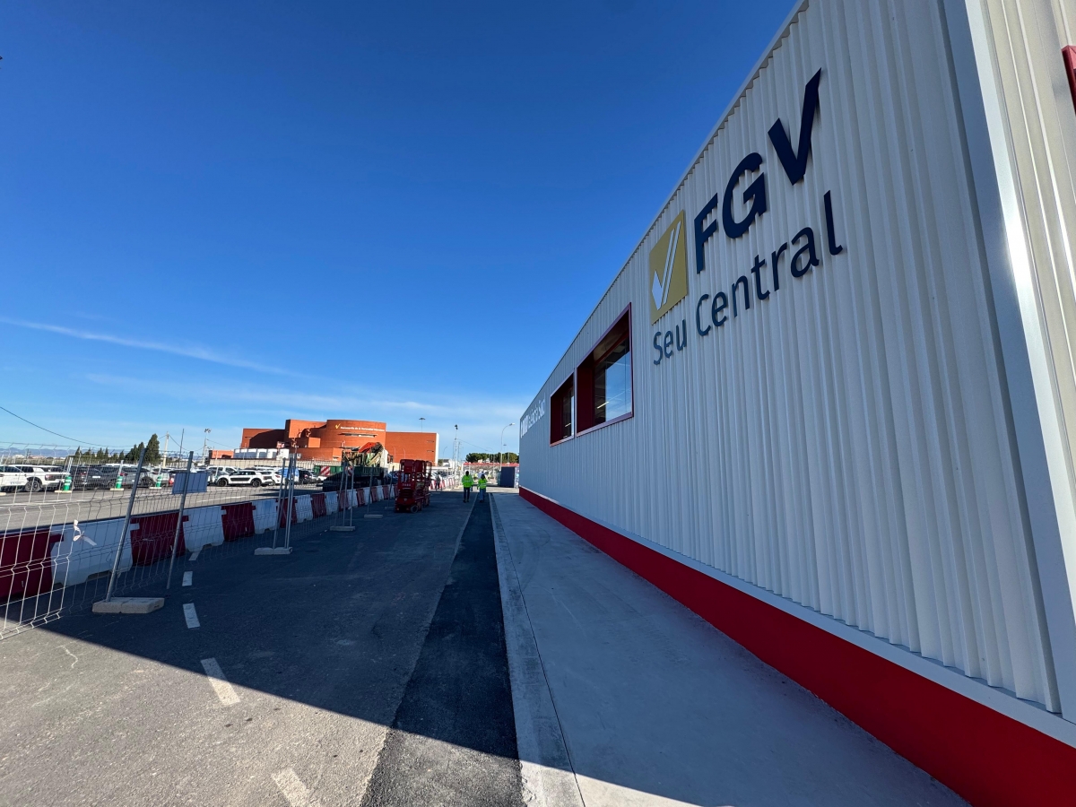 La estación reconstruida de València Sud del metro abrirá en enero al público