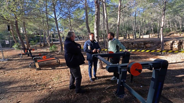 Benidorm estrena gimnasio al aire libre en el Moralet