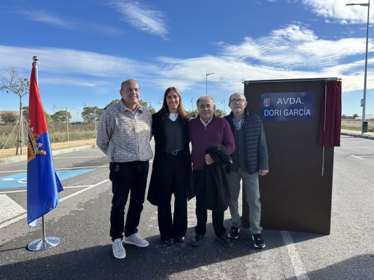 La atleta Dori García ya tiene una avenida en Roldán dos décadas después de su retirada 