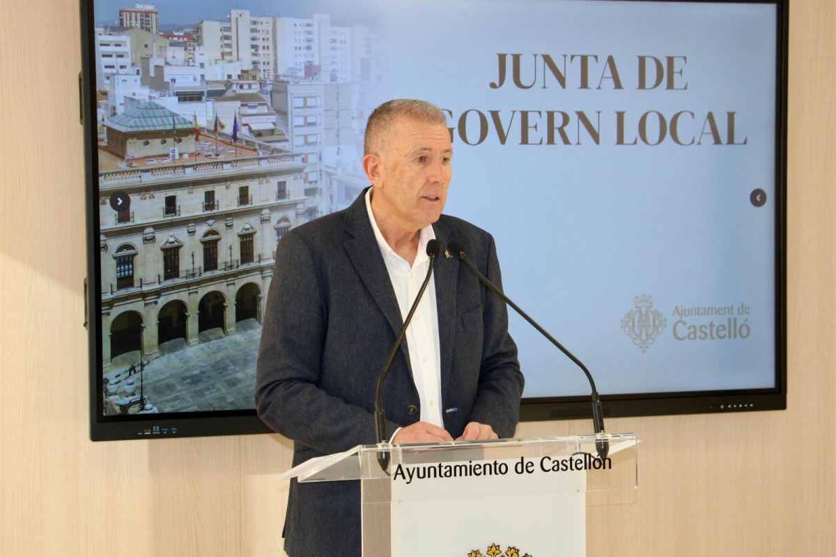 El portavoz del gobierno municipal de Castelló, Vicent Sales.
