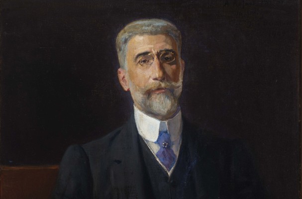 El retrato de Rafael Pastor de José Benlliure se exhibe por primera vez tras su restauración