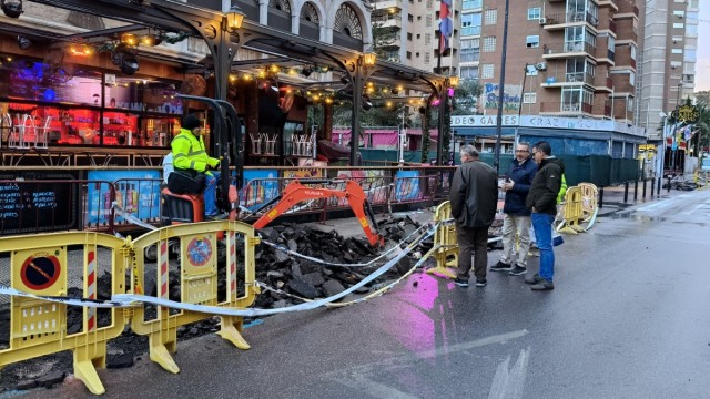 Benidorm crea un microparque con jardines de lluvia en la calle Gerona