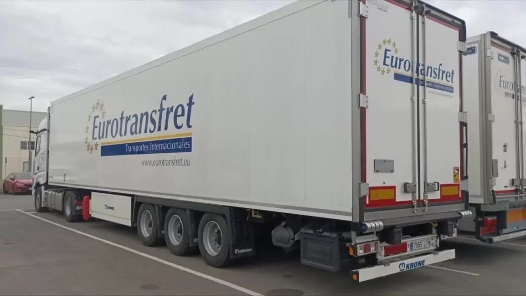 Camión de Eurotransfret.