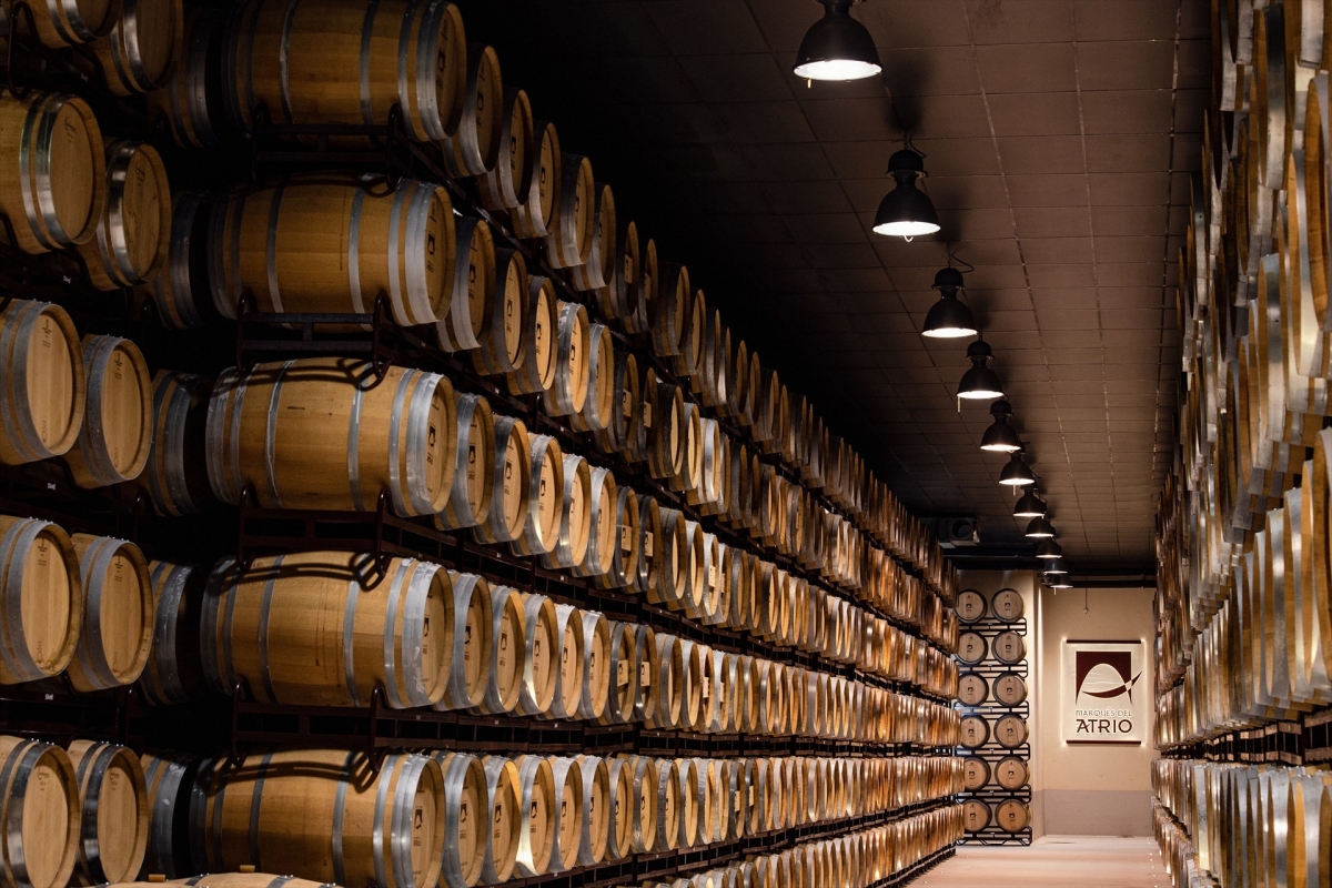 Una bodega del Grupo Marqués del Atrio.