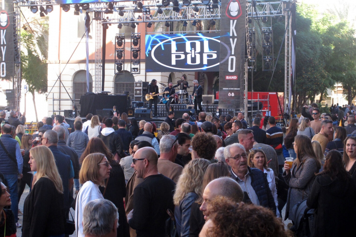 Uno de los conciertos que organiza el ayuntamiento de Dénia el 31 de diciembre.