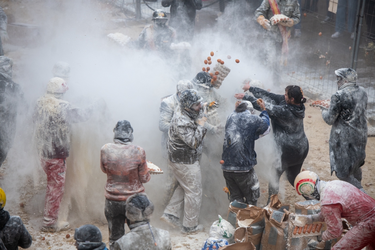 Els Enfarinats 2025 de Ibi, en imágenes