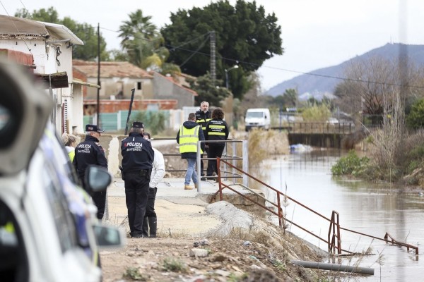 La población de Beniel recibe un mensaje Es-Alert ante el riesgo de desbordamiento del Azarbe del Merancho