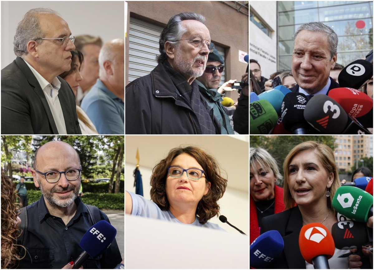 Oltra, Francis Puig, Zaplana, Azud, la Dana...: los asuntos judiciales que darán que hablar en 2026