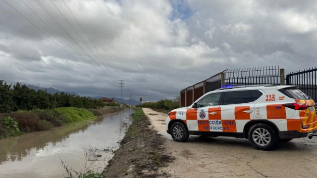 Estas son las vías que están cortadas al tráfico este lunes en Murcia por la lluvia