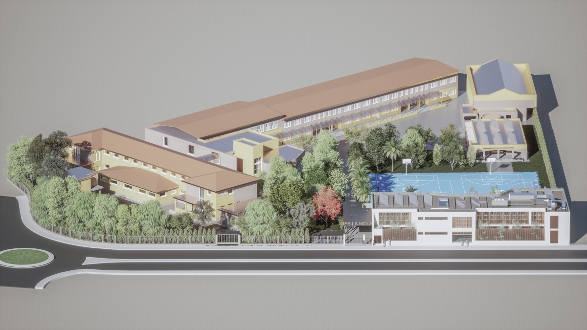 Proyecto del IES La Mola de Novelda. - Foto: AP. Proyecto del IES La Mola de Novelda.