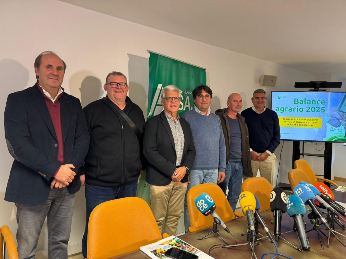 Las contradicciones de la agricultura alicantina: sube la producción y la renta, pero los costes y la UE frenan