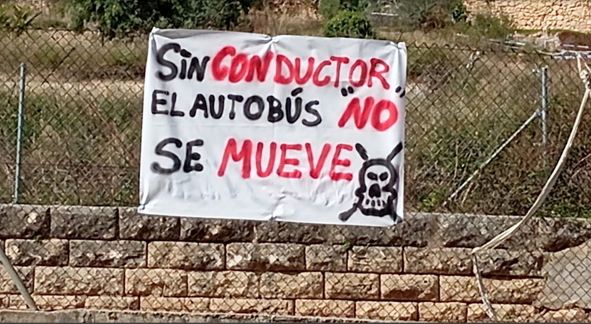Los conductores de La Alcoyana se manifestarán el 10 de enero en Alcoy tras un mes de huelga indefinida