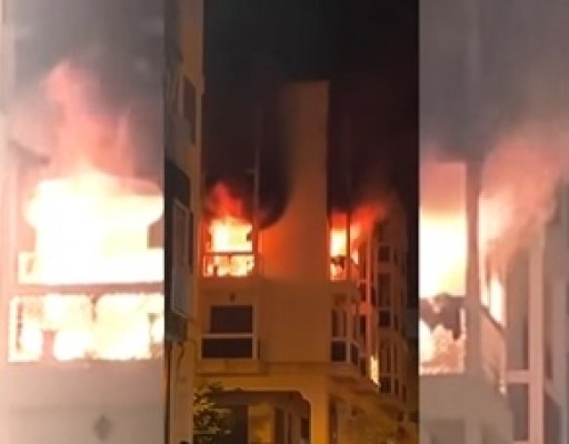 Detenido un vecino del edificio de Crevillent en el que murió una joven en un incendio 