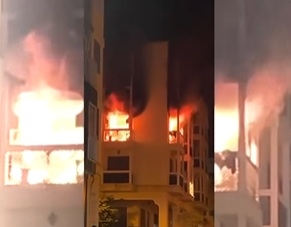 Detenido un vecino del edificio de Crevillent en el que murió una joven en un incendio 